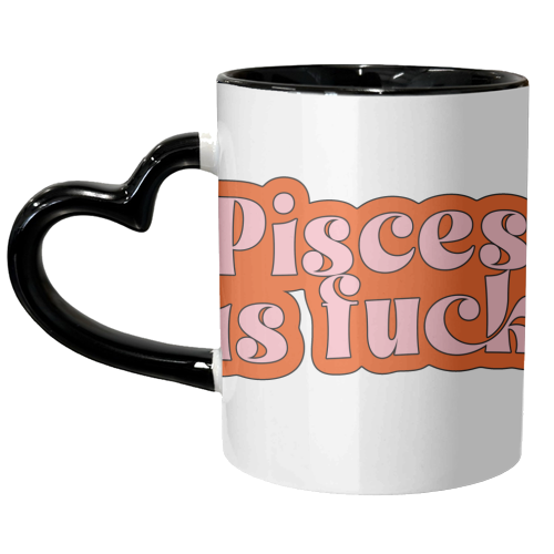 Pisces - unique mug by Pink and Pip