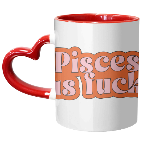 Pisces - unique mug by Pink and Pip