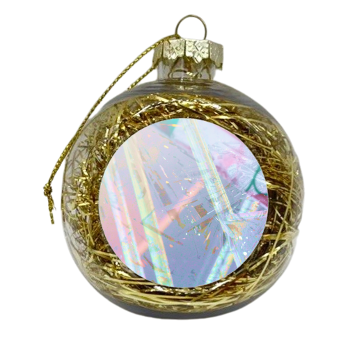 Pixel Pastel - xmas bauble by Paige Cavill