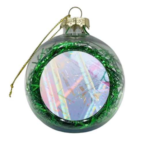 Pixel Pastel - xmas bauble by Paige Cavill