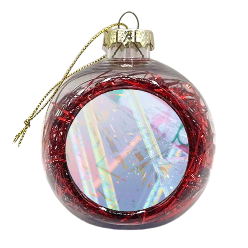 Pixel Pastel - xmas bauble by Paige Cavill