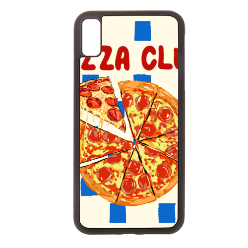 Pizza Club Cheesy Slice Pop Art - stylish phone case by EZbie