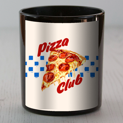 Pizza Club Retro Pepperoni Slice - scented candle by EZbie