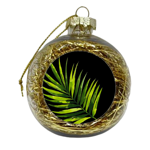 Placement palm - xmas bauble by Katie Dawson
