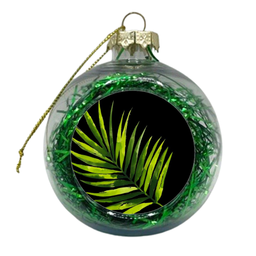 Placement palm - xmas bauble by Katie Dawson