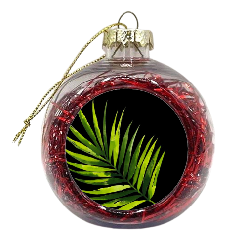 Placement palm - xmas bauble by Katie Dawson