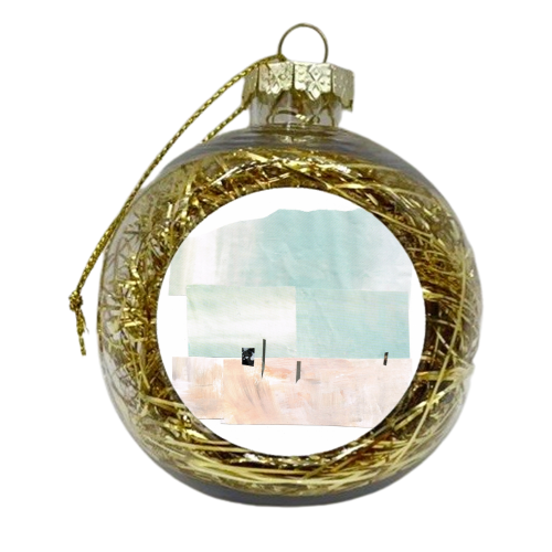 Plains of America - xmas bauble by Grace Russell
