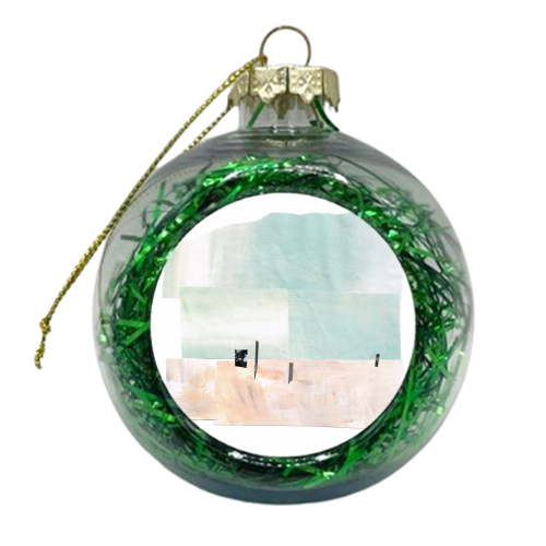 Plains of America - xmas bauble by Grace Russell
