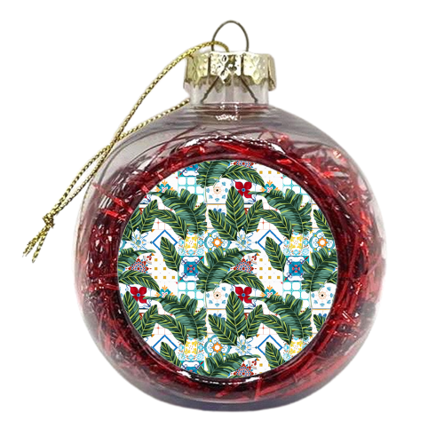 Plant a Garden In Which Strange Plants Grow & Mysteries Bloom - xmas bauble by Uma Prabhakar Gokhale