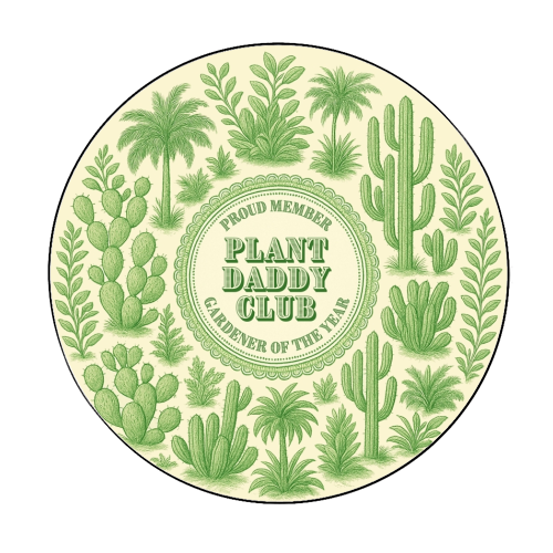 Plant Daddy Club - Gardener of the year - Circle Sticker by Lilly Rose