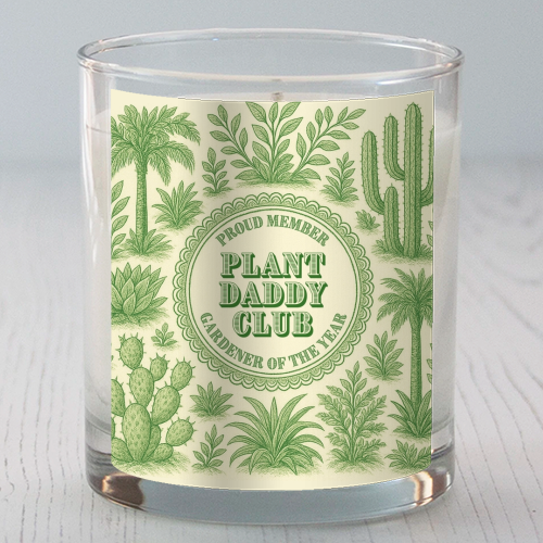 Plant Daddy Club - Gardener of the year - scented candle by Lilly Rose