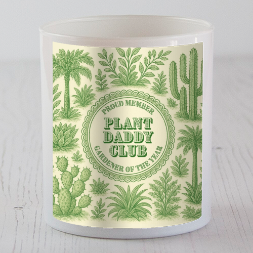 Plant Daddy Club - Gardener of the year - scented candle by Lilly Rose