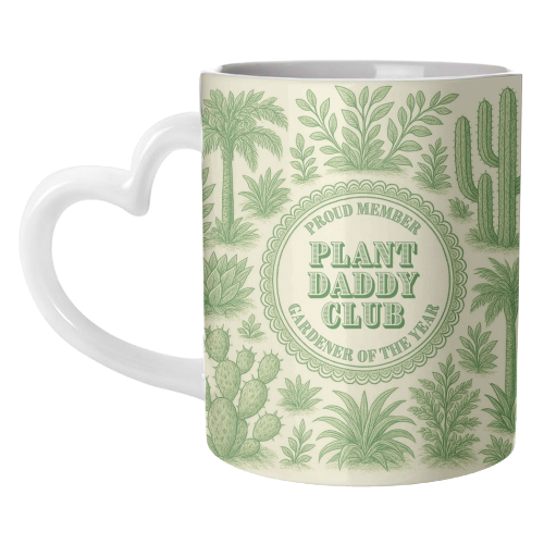 Plant Daddy Club - Gardener of the year - unique mug by Lilly Rose