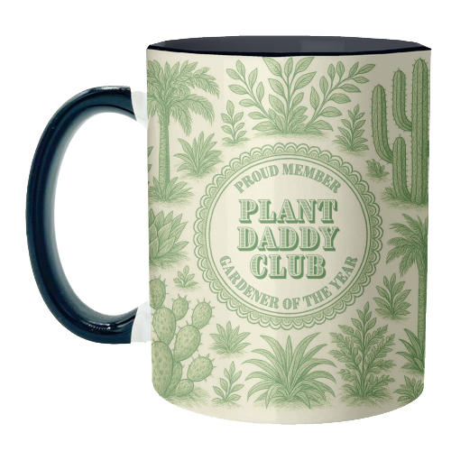 Plant Daddy Club - Gardener of the year - unique mug by Lilly Rose