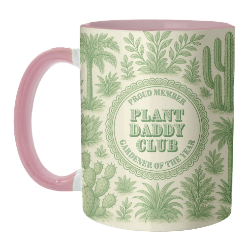 Plant Daddy Club - Gardener of the year - unique mug by Lilly Rose