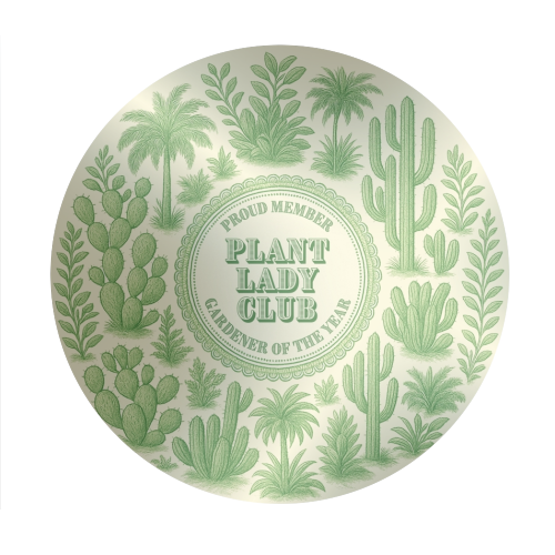 Plant Lady Club - Circle Sticker by Lilly Rose