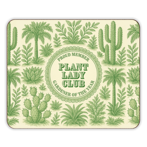 Plant Lady Club - designer placemat by Lilly Rose