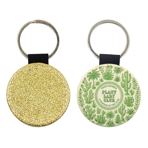 Plant Lady Club - keyring by Lilly Rose