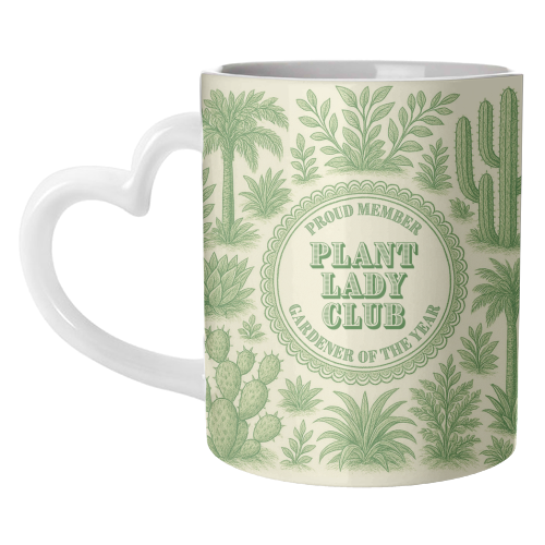 Plant Lady Club - unique mug by Lilly Rose