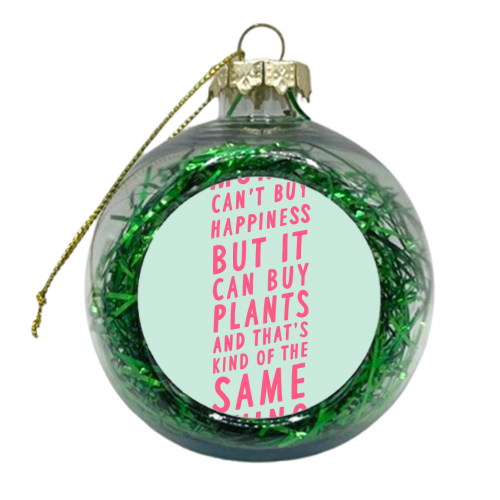 Plant Lover Print - xmas bauble by Natalie Rodrigues