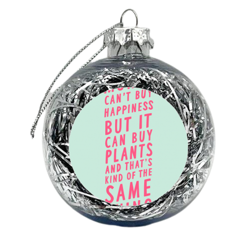 Plant Lover Print - xmas bauble by Natalie Rodrigues