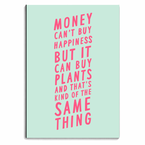 Plant Lover Print - personalised A4, A5, A6 notebook by Natalie Rodrigues