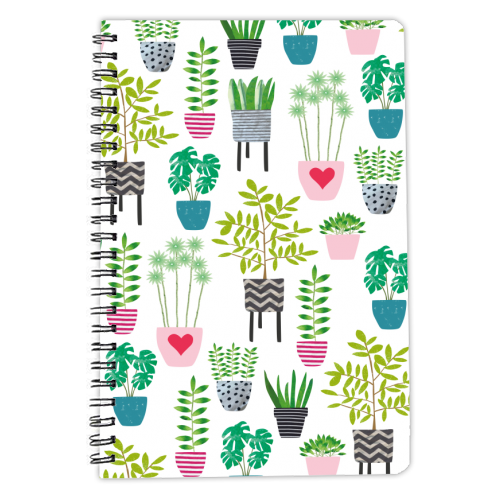 PLANT POTS - personalised A4, A5, A6 notebook by The Boy and the Bear