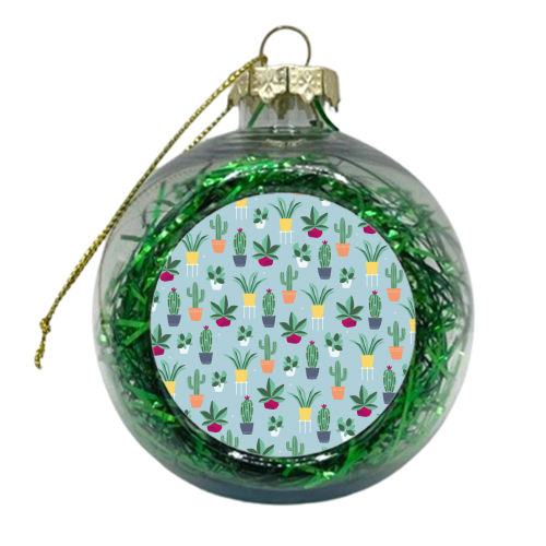 Plant Power - xmas bauble by sarah morley