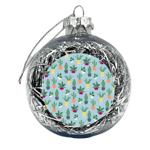 Plant Power - xmas bauble by sarah morley