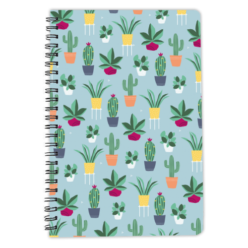 Plant Power - personalised A4, A5, A6 notebook by sarah morley