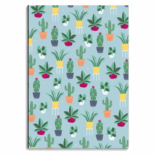 Plant Power - personalised A4, A5, A6 notebook by sarah morley