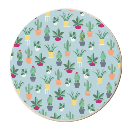 Plant Power - personalised beer coaster by sarah morley