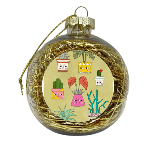 Plants - xmas bauble by Nichola Cowdery