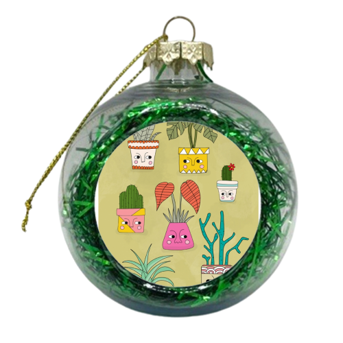 Plants - xmas bauble by Nichola Cowdery