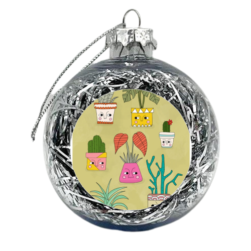 Plants - xmas bauble by Nichola Cowdery