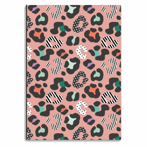 Playful Leopard - personalised A4, A5, A6 notebook by Luxe and Loco