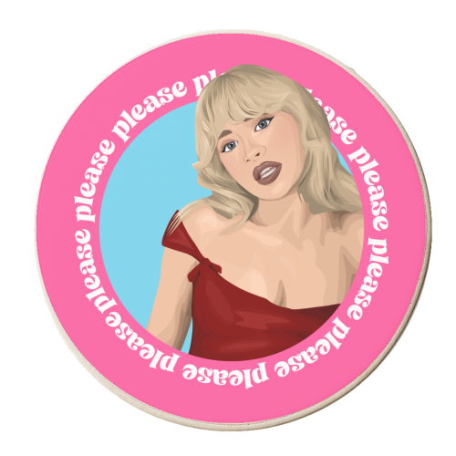 Please Sabrina Carpenter - personalised beer coaster by Pink and Pip