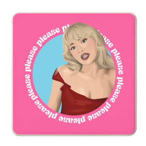 Please Sabrina Carpenter - personalised beer coaster by Pink and Pip