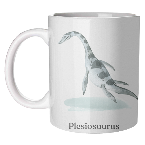 Plesiosaurus - unique mug by Gal Design