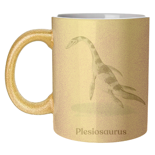 Plesiosaurus - unique mug by Gal Design