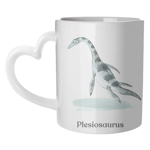 Plesiosaurus - unique mug by Gal Design