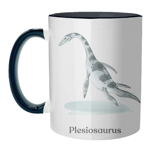 Plesiosaurus - unique mug by Gal Design