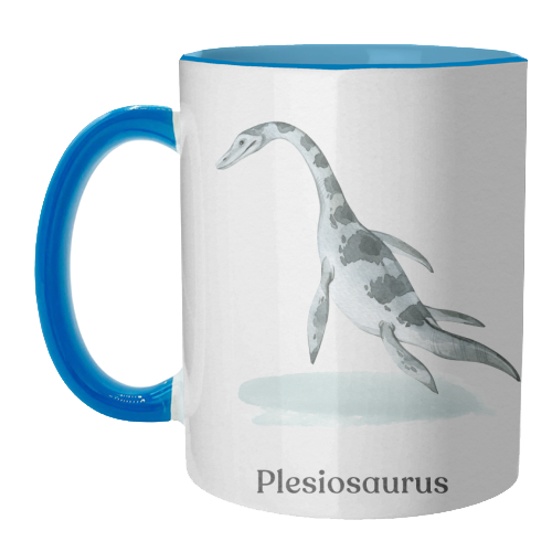 Plesiosaurus - unique mug by Gal Design