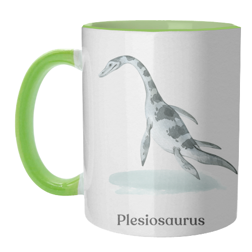 Plesiosaurus - unique mug by Gal Design