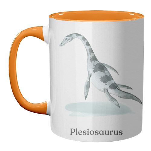 Plesiosaurus - unique mug by Gal Design