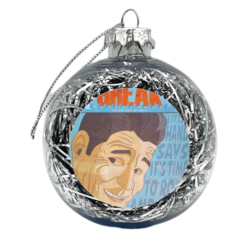 Point Break Comic Book Poster - xmas bauble by Shaun Baker
