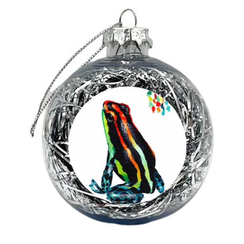 Poison Frog 1 - xmas bauble by Loren Harrison
