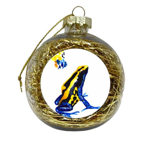 Poison Frog 2 - xmas bauble by Loren Harrison