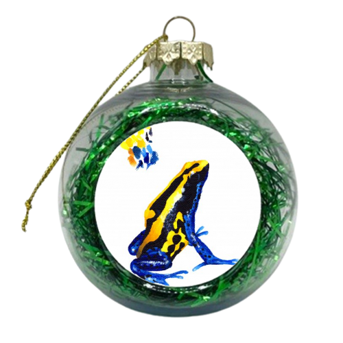 Poison Frog 2 - xmas bauble by Loren Harrison
