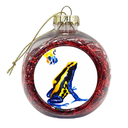 Poison Frog 2 - xmas bauble by Loren Harrison